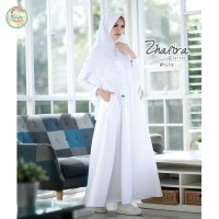 Gamis Fenuza Muslim Wear Zhafira New White Size S