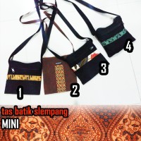 Tas Selempang Mini Model Corak Batik Murah Khas Jawa Laris