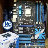 Paketan Mainboard Intel Atx 1156 P7H55 Seragam Asus Plus I3 Fan new