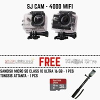 BIg Promo Terbaru - Kamera SJ4000 Wifi Monopod MMC 16 GB GoPro Xiaomi
