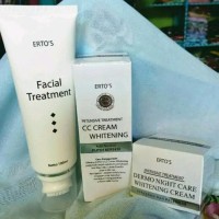 paket ertos pemutih cream siang malam dan facial treatment Berkualitas