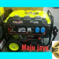 Genset Stater 2000 watt POWER ONE PT 3700 E bensin nlg Paling Laris