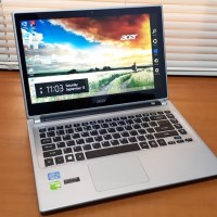Laptop Bekas Slim Touchscreen Acer V5 Core i5-3337U Intel Nvidia 2GB