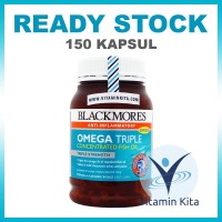 Jual BLACKMORES OMEGA TRIPLE FISH OIL - 150 CAPS Murah