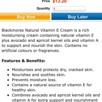 Jual BLACKMORES Natural Vitamin E Cream Murah