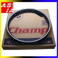 VELG RACING W6D MERK CHAMP SPAREPART VARIASI MOTOR RING 17 140 BLACK