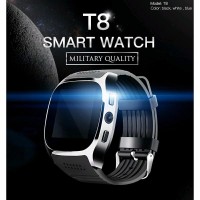 JUAL T8 Smartwatch Bluetooth Support SIM TF Card Kamera Life Waterpro