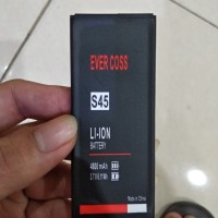 BATERAI EVERCOSS S45 DOUBLE POWER ORIGINAL/BATRE/BATTERY/BATERY/BATERE