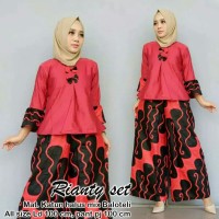 SETELAN KULOT BLUS BATIK WANITA TERLARIS TERMURAH DAN MODERN