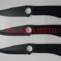 Pisau Lempar Kunai Ninja ZOMBIE Warna Hitam