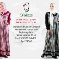 Gamis Kaos / Rahnem Gm 1416 /Gamis Terbaru / Baju Wanita/Baju Gamis -