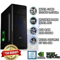 PC Gaming Rakitan Core i5 2400 8GB 500GB with Nvdia GT 730 4GB