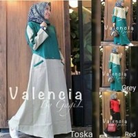 Baju hijab busui / Dres menyusui / Grosir gamis murah : Valencia Dress