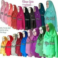 Hijab/Jilbab Syar'i Khimar Bahan Ceruty Pet Antem