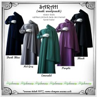 Sarah by Hijabuna Gamis Wolfis Syar'i