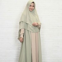 Hijab Alila - Gamis Fitri Melon