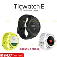 JUAL TICWATCH E EXPRESS SMARTWATCH WITH GA HEARTRATEMONITOR