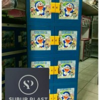 Lemari Plastik Doraemon susun 4
