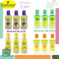 ( Isi 3 Pcs ) Konicare Minyak Telon / Telon Plus / Kayu Putih / Kayu