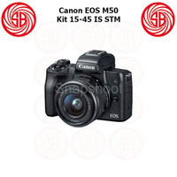 Kamera Canon EOS M50 Kit M15 45mm Camera Mirrorless M50 Kit M 50 WA :
