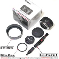 Promo PAKET LENGKAP HEMAT LENSA FIX CANON 50MM F 1.8 STM PT.