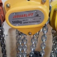 Chain block katrol rantai manual 5 ton 5mtr
