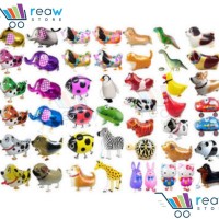 Jual Balon Foil Air Walker / Airwalker Animal / Hewan / Binatang Lucu Murah