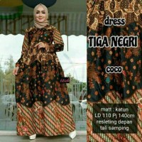 Dress batik tiga negeri coco