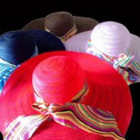 TERLARIS TOPI WANITA PANTAI DIANA PITA LEBAR GROSIR MURAH IMPORT