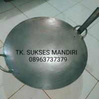 KUALI BESAR BAJA PUTI 40cm kwali kuwali wajan penggorengan nasi