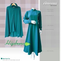 Gamis Set Cadar Ameena Hijabuna