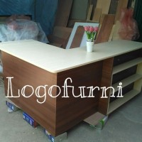 Meja Bar / Meja Kafe / Meja Dapur Rumah HPL Blockmin