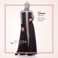 Queena Dress by Eldora gamis wanita musliimah