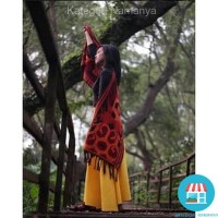 ETNIC KAIN TENUN TAS BAJU SLA35 Selendang Tenun Etnik Asmat
