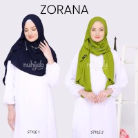Jilbab Pashmina Instan Pashtan Polos Tanpa Pet Bahan Buble Crepee Ori