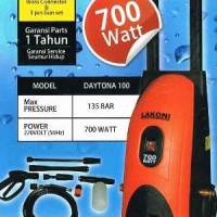 Lakoni Daytona 100 jet cleaner / cuci motor bertekanan Paling Laris