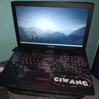 Laptop Asus ROG GL552VX (UPGRADE PART, RAM 16GB, SSD 256GB) BEKAS.