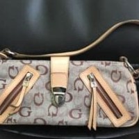 Sweet Tas Guess Asli Handbag Wanita Merk Warna Dasar Coklat Abu Unik