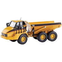 Miniatur Diecast Truk Caterpillar Cat 725 Bahan Karet   ABS Skala 1 /