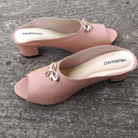 Sandal Pesta Wanita Jumbo Big Size Pink