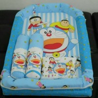 Jual kasur bayi doraemon tenda kelambu/baju bayi/ayunan/gendongan/selimut Murah
