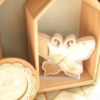 Lampu tidur kamar dekorasi LED Dinding Hiasan Gantung 3D mirror lamp