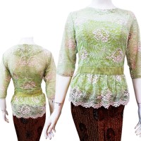 ATASAN KEBAYA BROKAT BAJU PESTA LAMARAN WISUDA KONDANGAN MODERN MUSLIM
