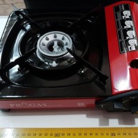 PROGAS KOMPOR PORTABLE MINI 2 IN 1 KEMPING BBQ GAS KALENG TABUNG