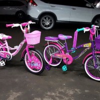 Sepeda Mini Paris or Venice roda 18 inch untuk anak perempuan 4 5 6