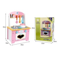 Ohbabysales Mainan Kitchen Set Love / Kitchen Set Kayu / Wooden