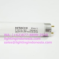 Lampu Aquarium / Akuarium Hitachi 10 Watt F10T8/BR Preheat JAPAN