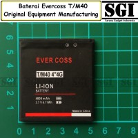 Baterai Evercoss M40 Winner T 4G Double Power Original OEM Batre HP