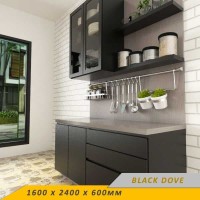 Kitchen Set Murah tangerang Black Grey