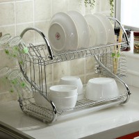 Limited Rak Piring Tempat Gantung Gelas Sendok Minimalis Besi Stainles